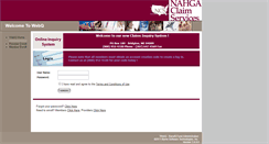 Desktop Screenshot of claims.nahga.com